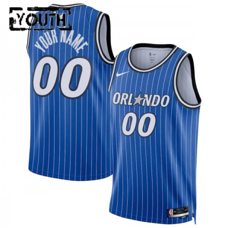 Camiseta Niños Orlando Magic Personalizadas 2025-26 Nike Icon Edition Azul Swingman
